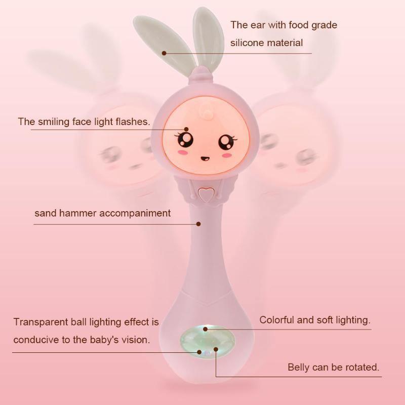 Hochet de dentition musical pour bébé, jouet d'éveil pour enfant, clochette de lit mobile, jouet de poussette et de berceau pour nouveau-né