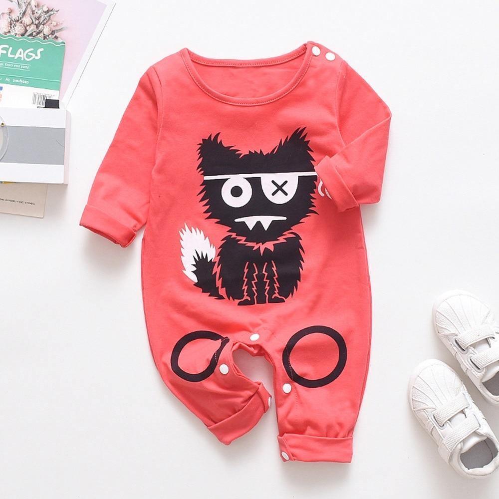 Grenouillère bébé garçons filles barboteuse florale dinosaure voiture imprimée manches longues coton barboteuse combinaison enfant pour enfants