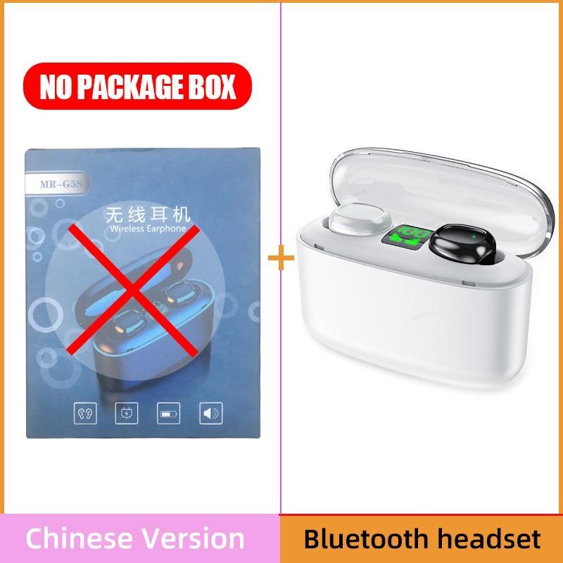 Écouteurs sans fil STEVVEX Casque Bluetooth 5.0 avec micro Écouteurs de sport étanches Commande tactile Mini-écouteurs intra-auriculaires pour la musique