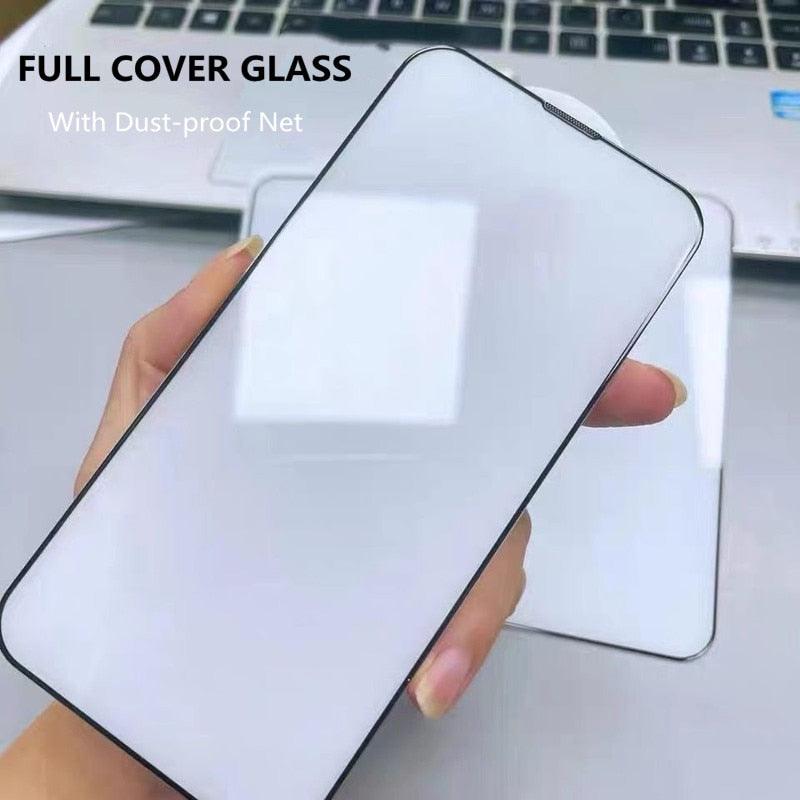 3 Films de Protection en Verre Trempé pour iPhone 13 12 11 Pro XS Max XR 12 Mini, Couverture Intégrale, pour iPhone 13 14 Pro, Film de Protection d'écran Flexible en Céramique Douce Compatible avec iPhone