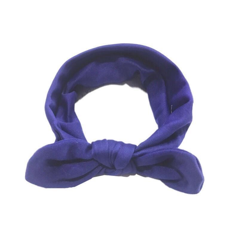 Bandeau Bébé Nœud Solide Mignon Doux Élastique Bandeau Cheveux Princesse Mignon Couvre-chef Accessoires Cheveux Pour Filles