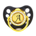 Lettres Initiales Prénom Bébé Sucette Mamelon en Silicone pour Nouveau-né Enfants Attache Sucette Bébé Excellent Cadeau pour Bébés