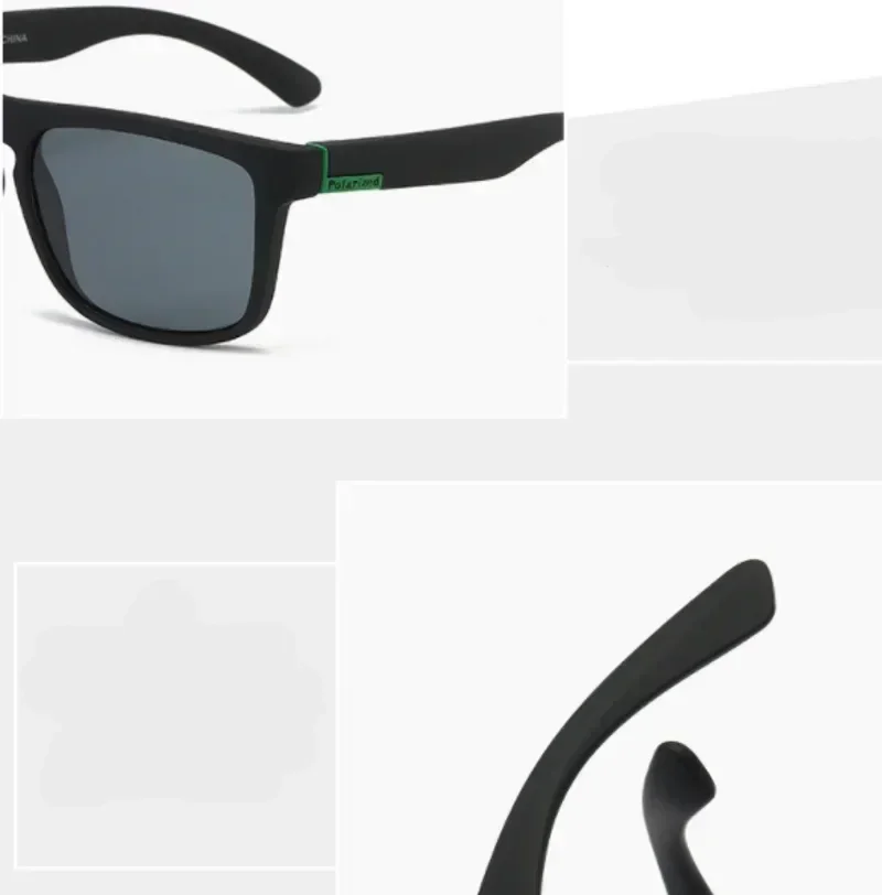 Lunettes de soleil polarisées de luxe pour hommes, de marque de designer, style rétro, pour l'extérieur, la conduite, la moto, le cyclisme