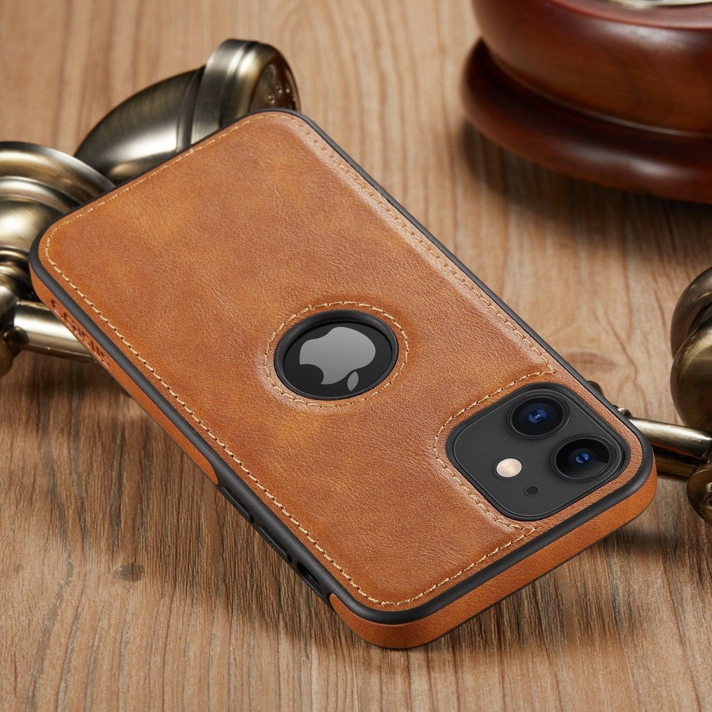 Coque de téléphone en cuir PU de luxe pour iPhone 14 Pro Max 13 Pro Max 11 12 Pro Max XR XS Max X 7 Plus, étui en cuir mince, coque arrière compatible avec iPhone 13 Pro, étui de téléphone mince en cuir classique, luxe élégant