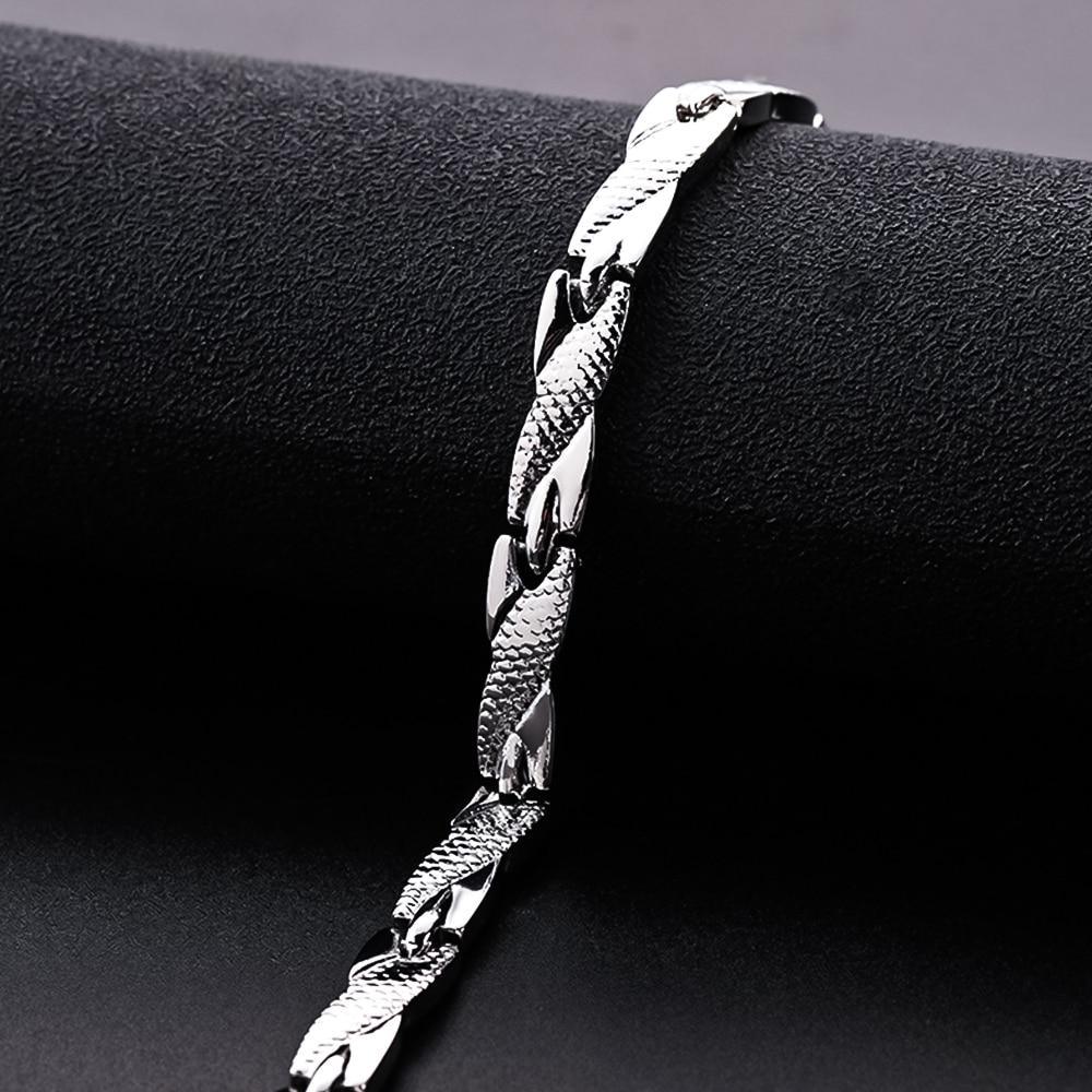 Élégant Bracelet Magnétique de Luxe Torsadé Moderne, Incroyable et Sain pour Femmes et Hommes