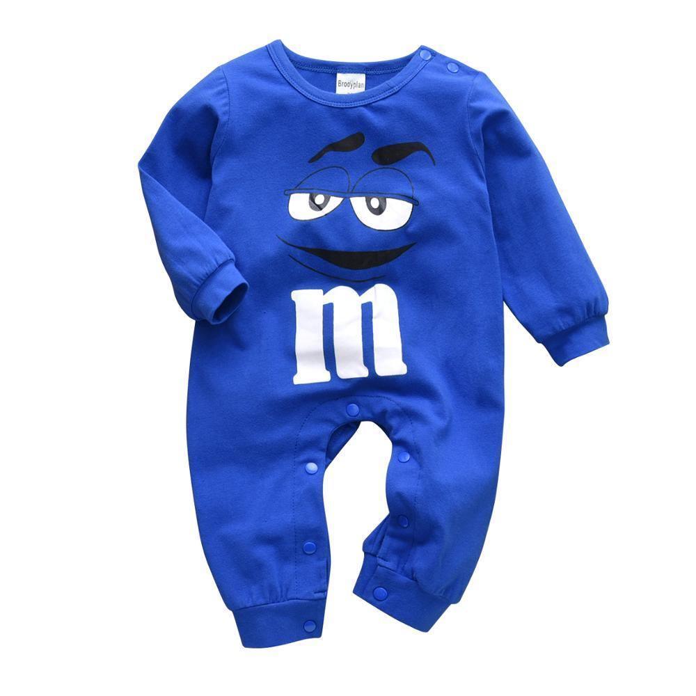 Combinaison moderne imprimée en coton à manches longues pour bébés garçons et filles, vêtements pour nouveau-nés et enfants
