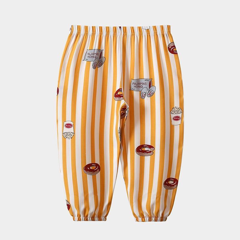 Pantalon fin pour bébés garçons, pantalon anti-moustiques, pyjama pour enfants pour climatiseur