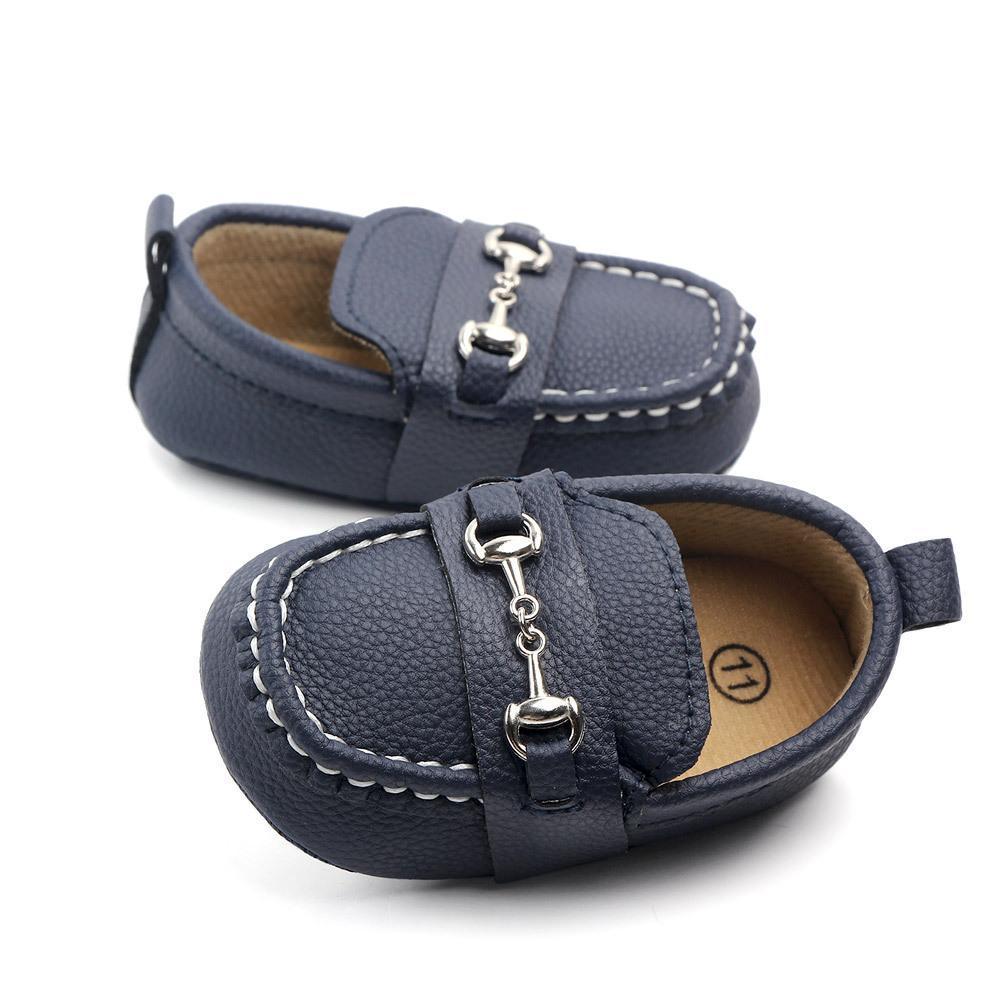 Chaussures en cuir pour bébé, mode nourrisson garçons filles antidérapantes, semelle souple, premiers pas pour nouveau-nés, chaussures de luxe pour enfants