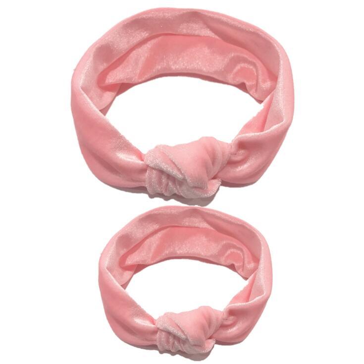Bandeaux modernes mère et bébé, nœud pour enfants filles avec imprimé oreilles de lapin, bandes de cheveux florales, accessoires de cheveux parent-enfant
