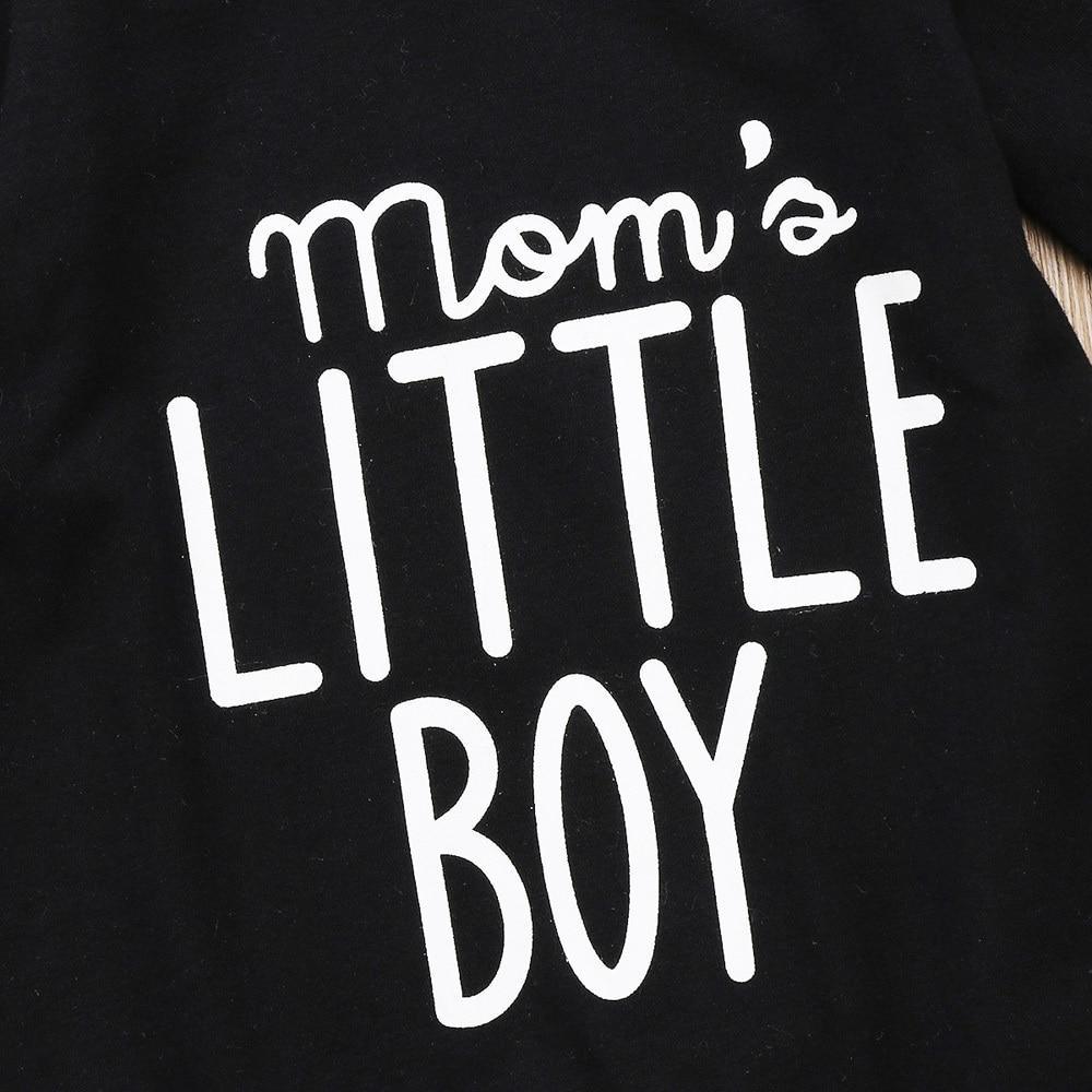 Ensemble de vêtements pour bébé garçon nouveau-né, barboteuse avec lettre, grenouillère en coton pour garçons et filles, tenues de 0 à 24 mois