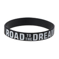 Bracelets Motivants en Caoutchouc de Silicone "Never Give Up" – Cadeau Idéal pour Hommes et Femmes, Style Tendance Cool