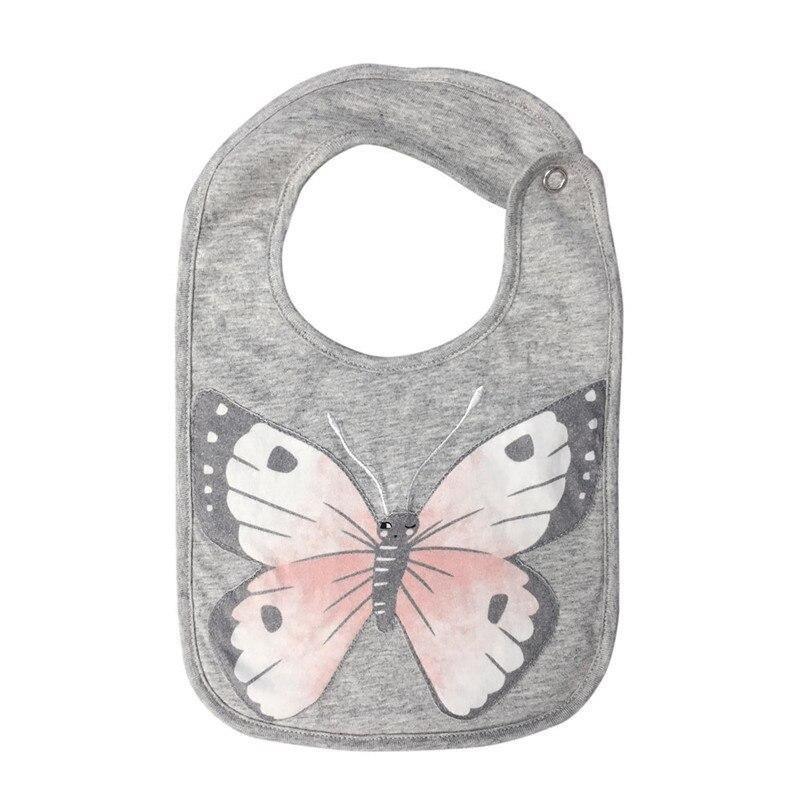 Bavette en coton de luxe avec imprimé animal de dessin animé et boutons-pression, serviette de salive imperméable, tablier d'alimentation pour bébé et enfant