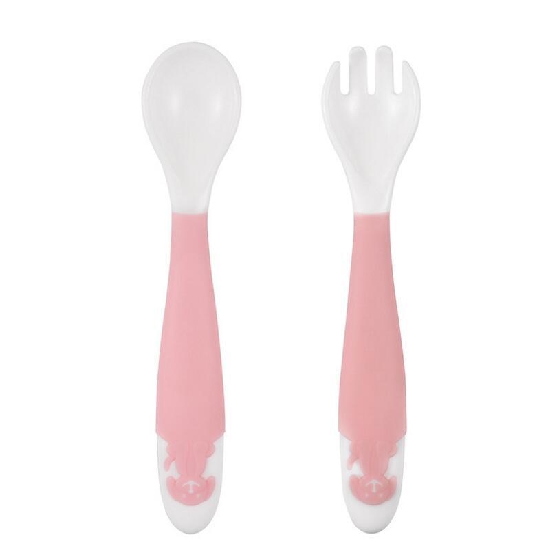 Cuillères et fourchettes pour bébé, ensemble de vaisselle, gadget pratique, couverts pour enfants, fourchettes d'alimentation, cuillère à couverts pour bébé, ustensiles pour bébé, cuillères et fourchettes