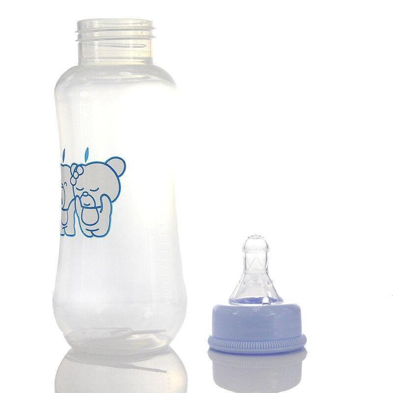 Biberon dessin animé animal nouveau-né biberon d'apprentissage tasse anti-colique biberon portable à gribouillis pour enfants