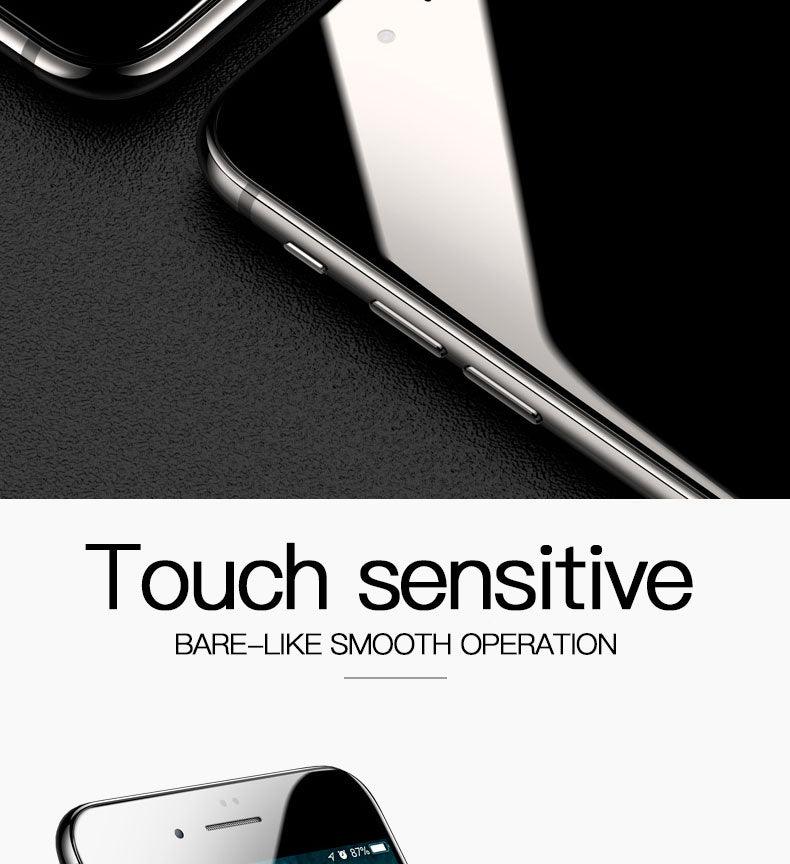 Verre Trempé Incurvé 9D pour iPhone 7 8 6 6S Plus SE, Protecteur d'écran en Verre pour iPhone 8, iPhone 7 Plus, iPhone 8 Plus, Film Protecteur en Verre Trempé