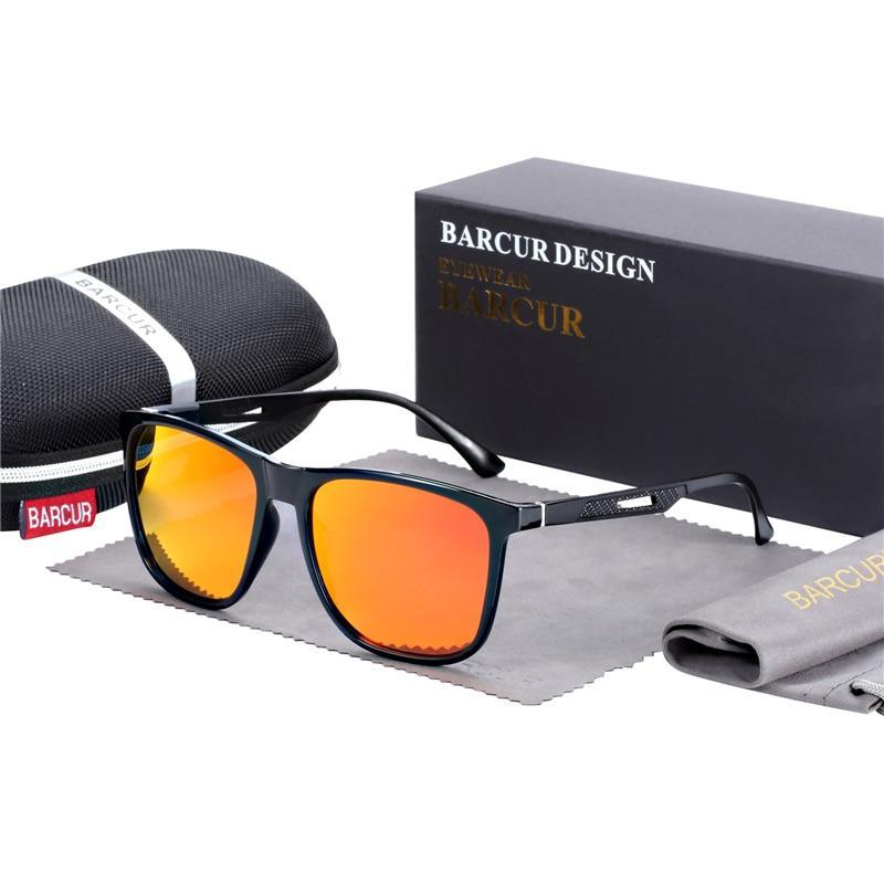 Lunettes de soleil carrées en titane de haute qualité pour hommes, polarisées, avec miroir dégradé, monture en titane TR90, oculos de sol gafas et protection UV400