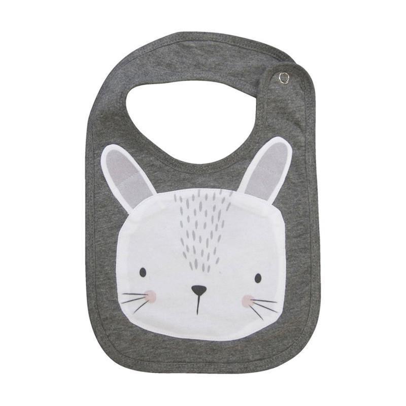 Bavette en coton de luxe avec imprimé animal de dessin animé et boutons-pression, serviette de salive imperméable, tablier d'alimentation pour bébé et enfant