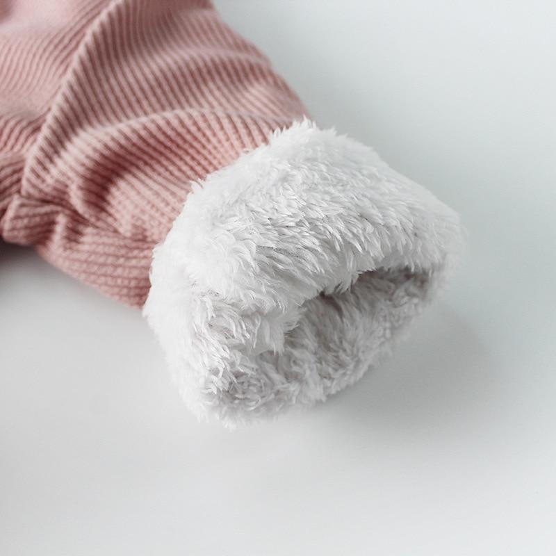 Combinaisons bébé hiver, barboteuses nouveau-né garçons et filles, combinaison à capuche oreilles de lapin pour bébés, motif lapin de luxe