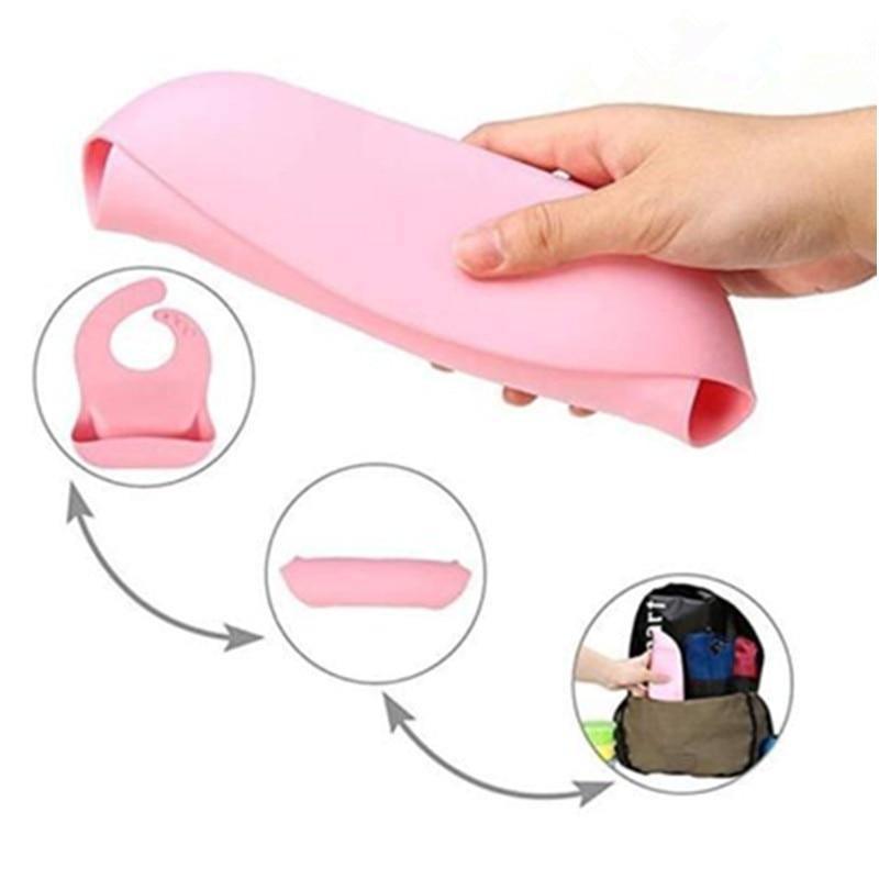 Bavoir en silicone pour bébé, imperméable, solide, bandana, bavoirs pour nouveau-né, bavoir pour enfants