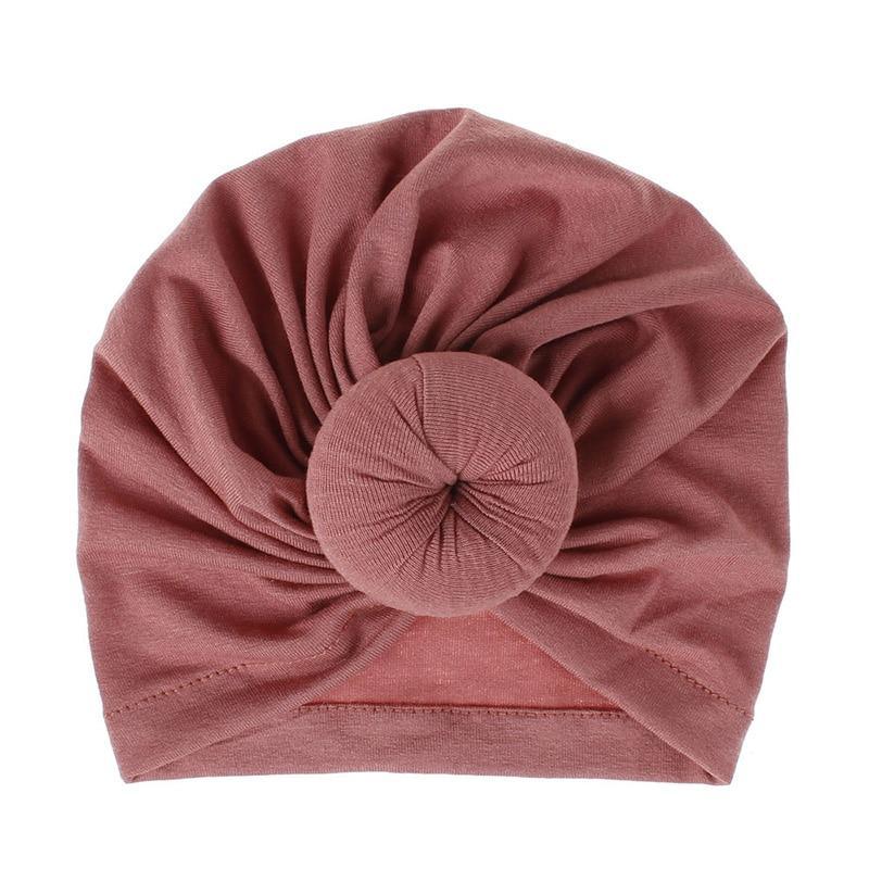 Chapeau Turban en Coton Doux pour Nouvelle Maman et Bébé, Bonnet Élastique pour Tout-Petit, Bébé Fille et Femme
