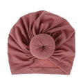 Chapeau Turban en Coton Doux pour Nouvelle Maman et Bébé, Bonnet Élastique pour Tout-Petit, Bébé Fille et Femme