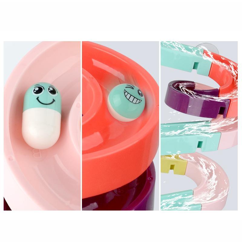 Jouets de bain, ventouses, pistes de billes, jouets aquatiques pour enfants, jeux de douche pour baignoire