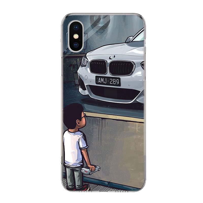 Coque De Téléphone Avec Dessin Animé De Garçon Pour Iphone 14 11 12 13 Pro Max Xr X Xs Mini 8 7 Plus 6 6s Se 5s Housse Souple En Silicone Pour Iphone