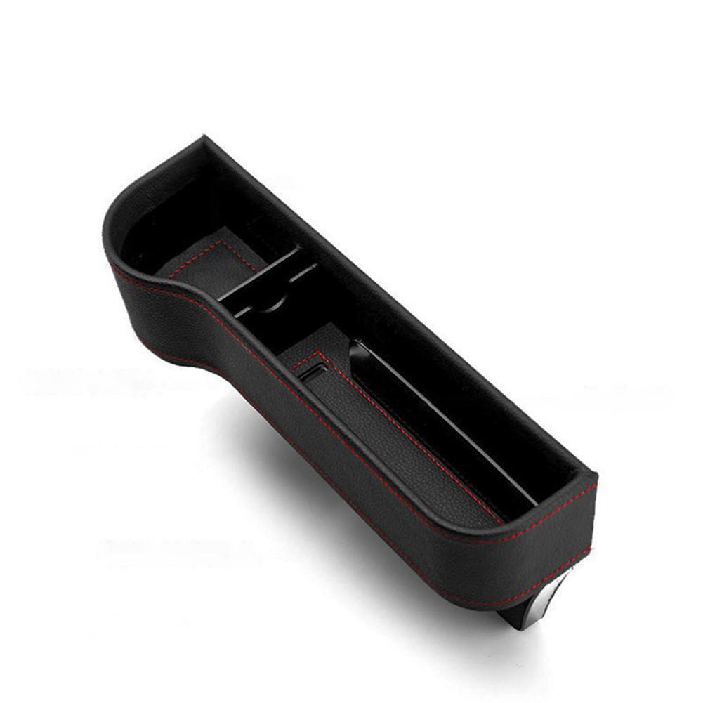 Boîte de rangement multifonctionnelle pour siège de voiture, boîte de rangement en cuir PU, organisateur de téléphone, porte-bouteilles et gobelets, accessoires de voiture