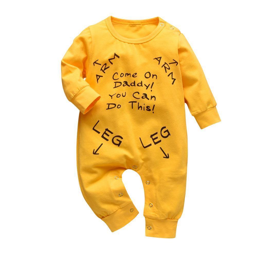 Mode "Ce n'était pas moi" Vêtements bébé garçon fille nouveau-né tout-petit combinaison à pois manches longues ensemble de vêtements pour nourrissons tenues