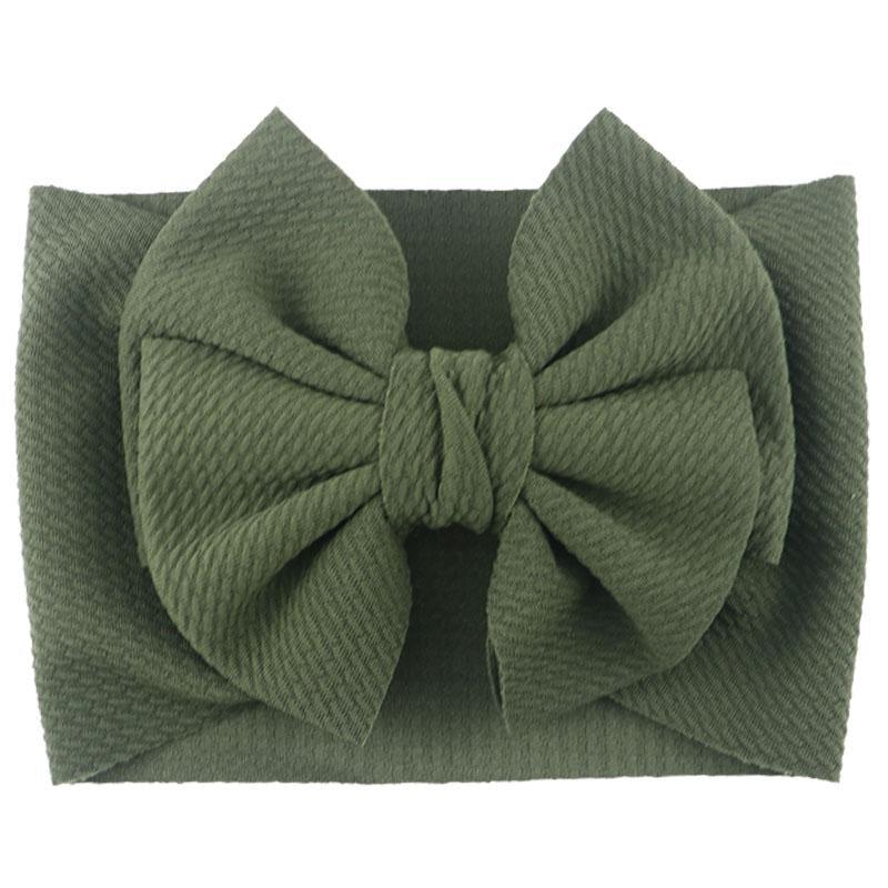 Bandeau de bébé moderne à nœud papillon pour les petites filles, bandeau turban, turban noué pour bébés filles