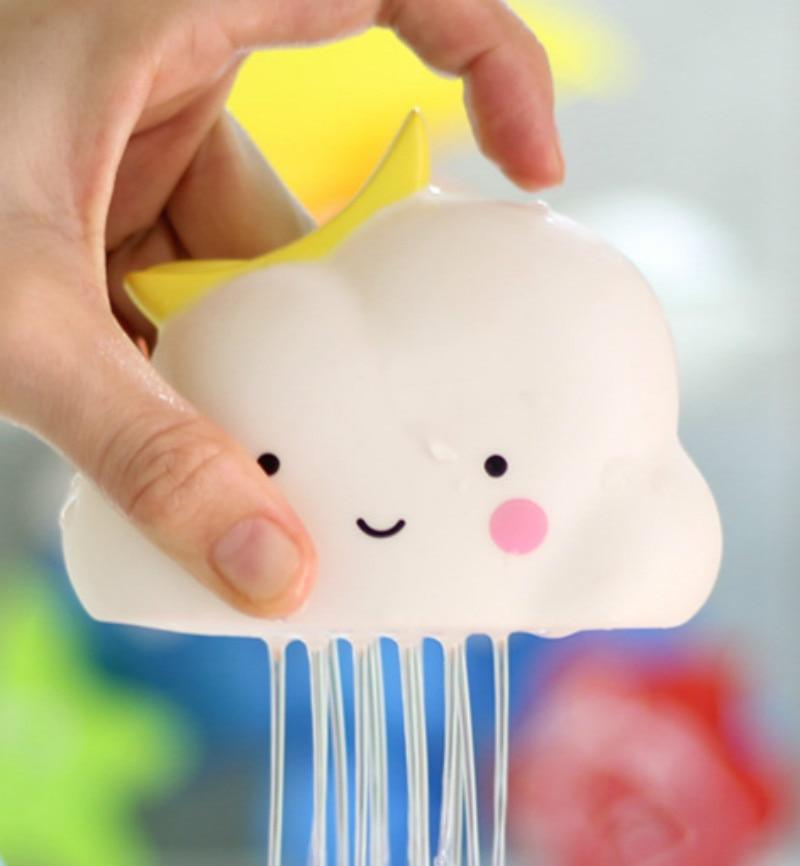 Jouets de bain pour bébé modernes, outils de pulvérisation d'eau pour le bain, jouets flottants en forme de nuages pour enfants