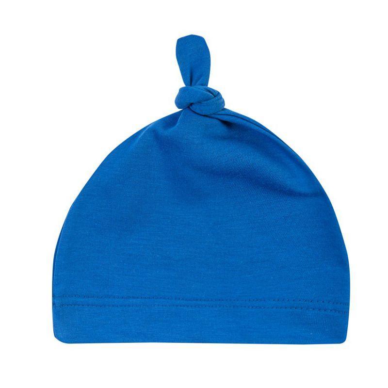 Bébé Nœud Coton Chapeau Printemps Automne Tout-petit Bonnet Casquette Hiver Chaud Couleur Unie Chapeau Enfant