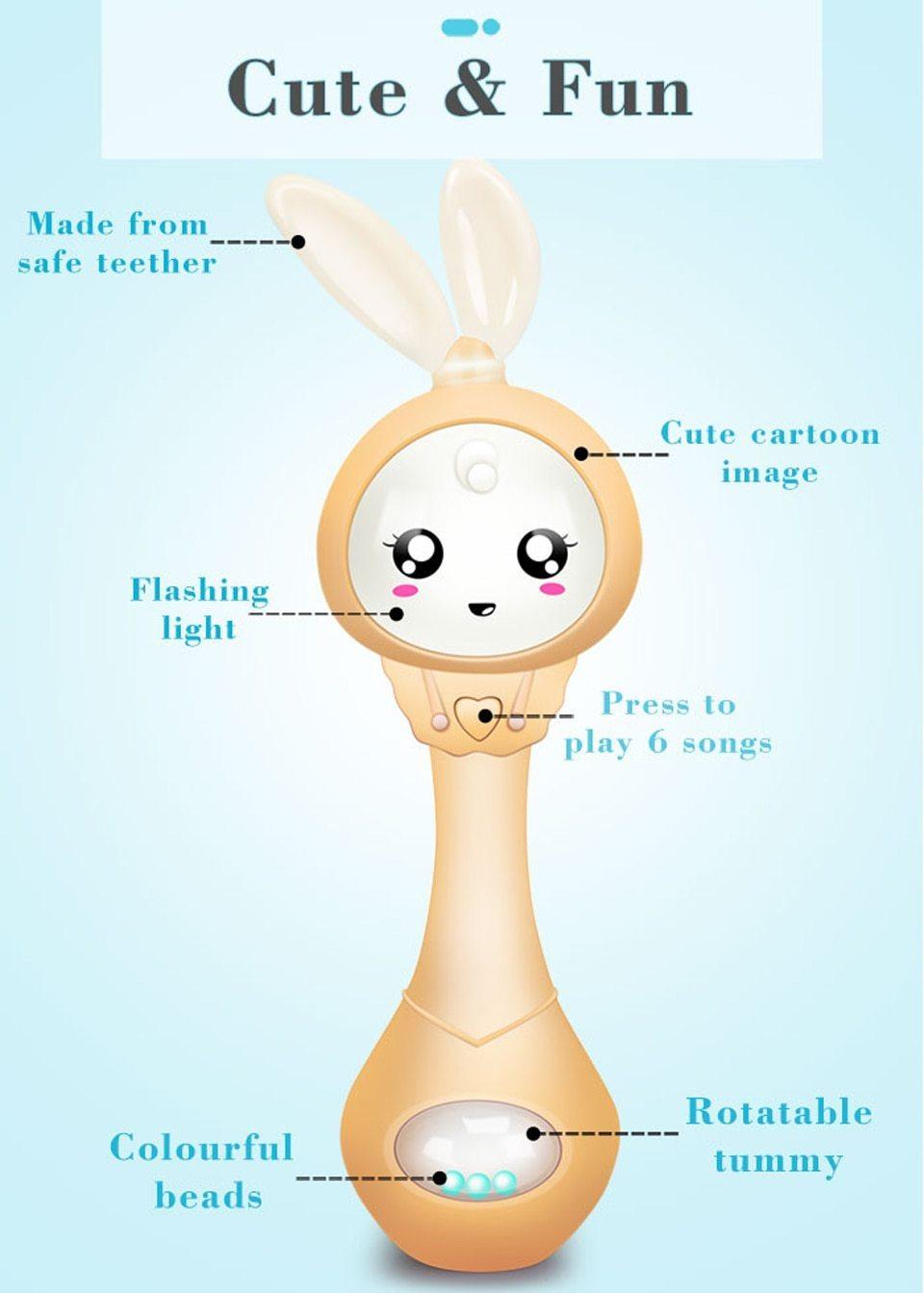 Jouet hochet de dentition musical pour bébé pour l'éducation des enfants, clochette de lit, landau, jouets pour bébés nouveau-nés