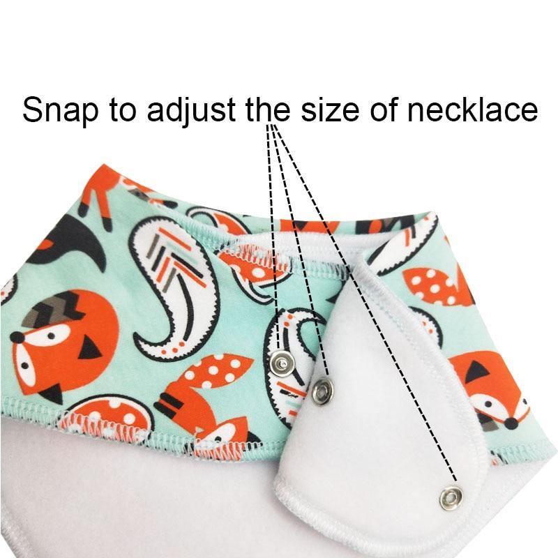 Bavoirs bébés Foulard triangulaire Coton Dessin animé Enfant Bandana Bavoir Bavoirs de bave Nouveau-né Bavoir pour enfants