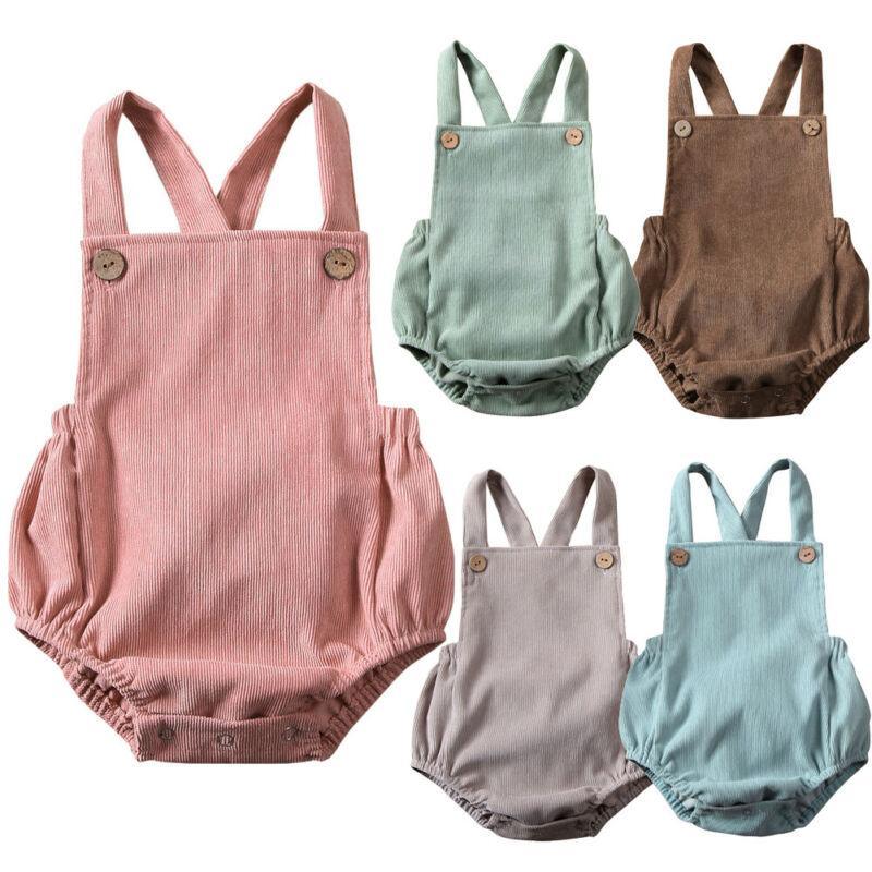 Vêtements d'été pour bébé, nouveau-né, garçon/fille, body-salopette dos nu pour filles