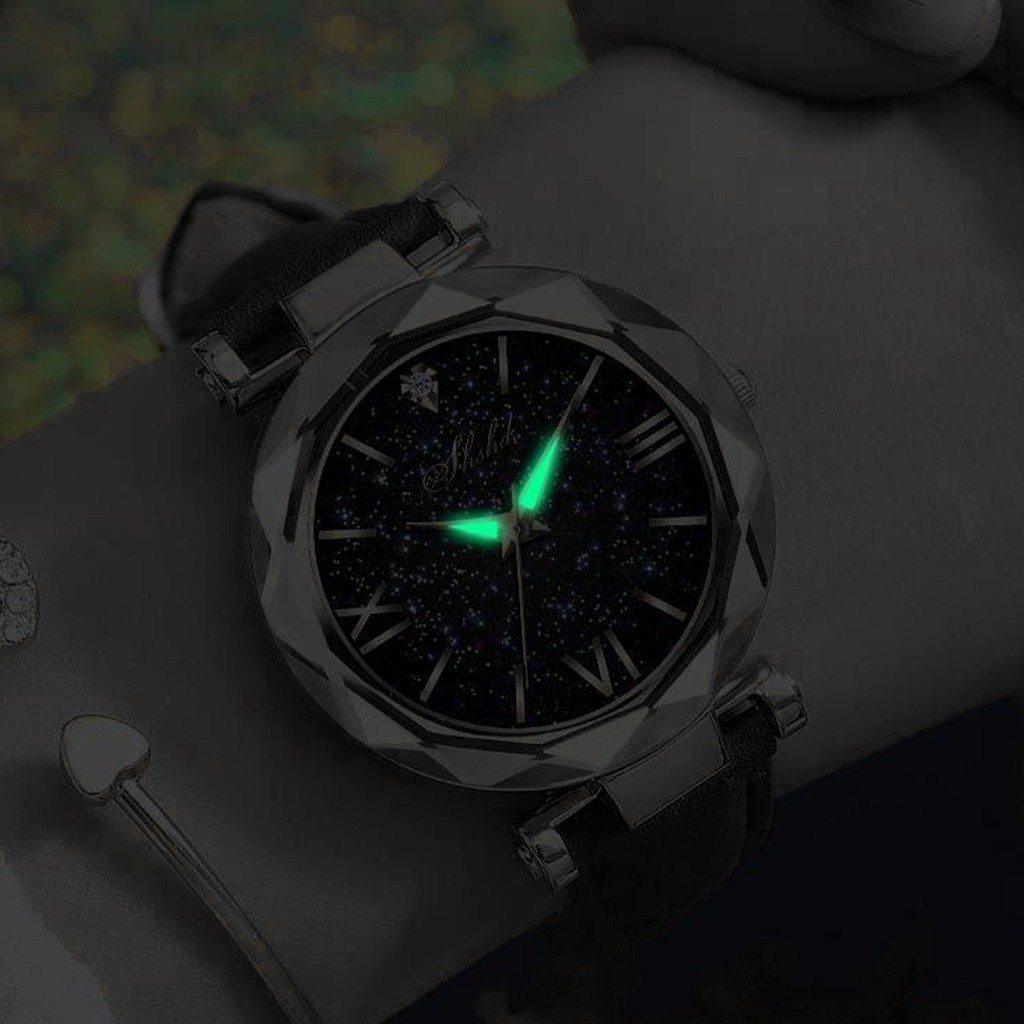 Montres pour femmes, marque de luxe, montre à quartz pour femmes, montres-bracelets mode pour femmes et jeunes filles avec détails fluorescents