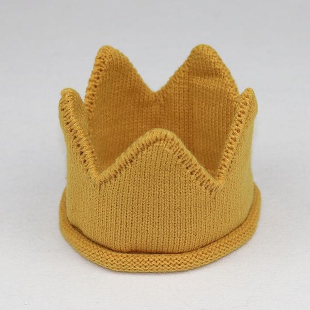 Nouvelle tendance de luxe moderne Bonnet de bébé Filles et garçons Couronne Tricoté Chapeau Bébé Chapeaux d'été Vides Nouveau-né Design Laine Bonnet Pour Enfants