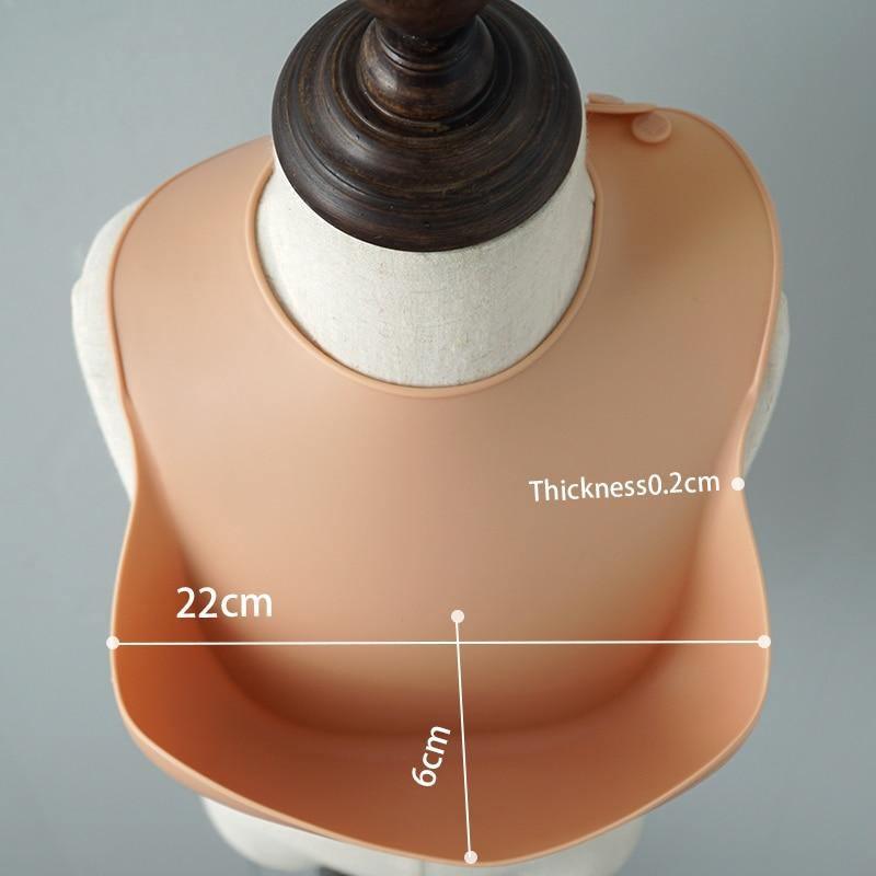 Bavoir en silicone pour bébé, imperméable, solide, bandana, bavoirs pour nouveau-né, bavoir pour enfants