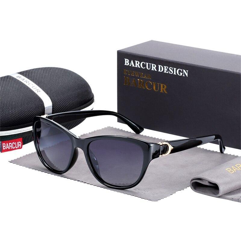 Nouvelles lunettes de soleil œil-de-chat dégradées TR90 pour femmes et dames, avec verres polarisés, de style luxe moderne et avec protection UV