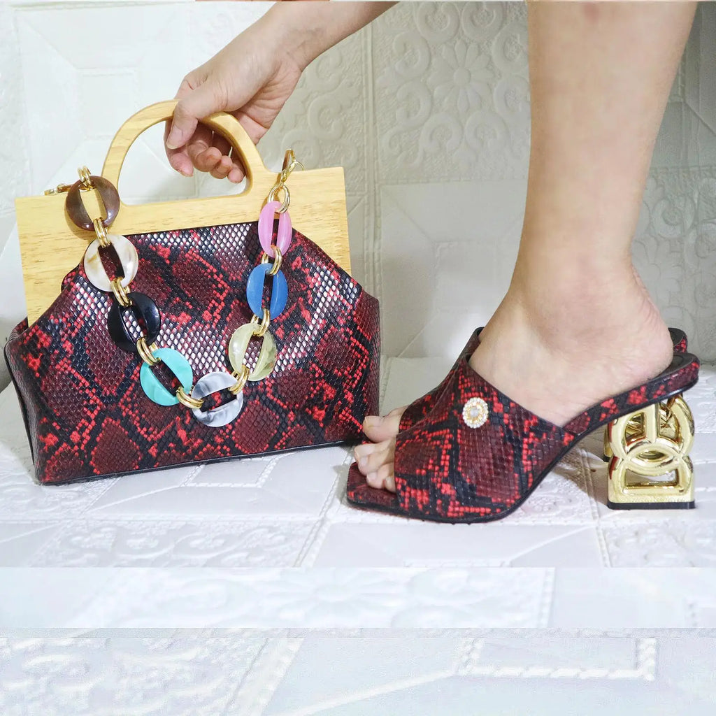 Ensemble Chaussures et Sac pour Femme HJL1-13