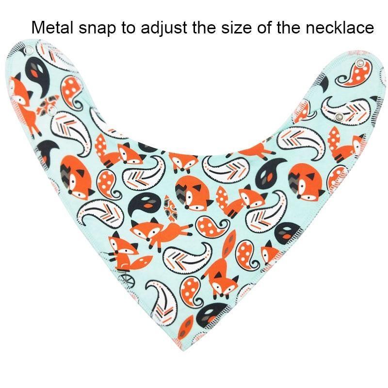 Bavoirs bébés Foulard triangulaire Coton Dessin animé Enfant Bandana Bavoir Bavoirs de bave Nouveau-né Bavoir pour enfants
