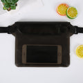 Sac de natation étanche 3 couches Sac de plage de plongée étanche à l'eau Sac de taille pour téléphone portable sous-marin Étui étanche avec ceinture réglable Étui confortable pour téléphone