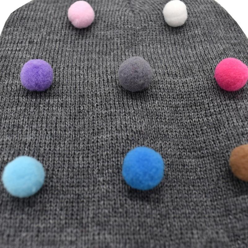 Bonnets en tricot doux et chaud pour bébés filles et garçons, collection hiver, printemps, automne