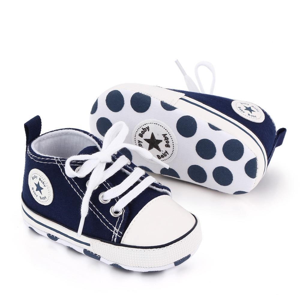 Nouvelles baskets souples pour bébé, chaussures de sport pour nouveau-né garçon et fille, antidérapantes, premières chaussures de marche, 0-18 M