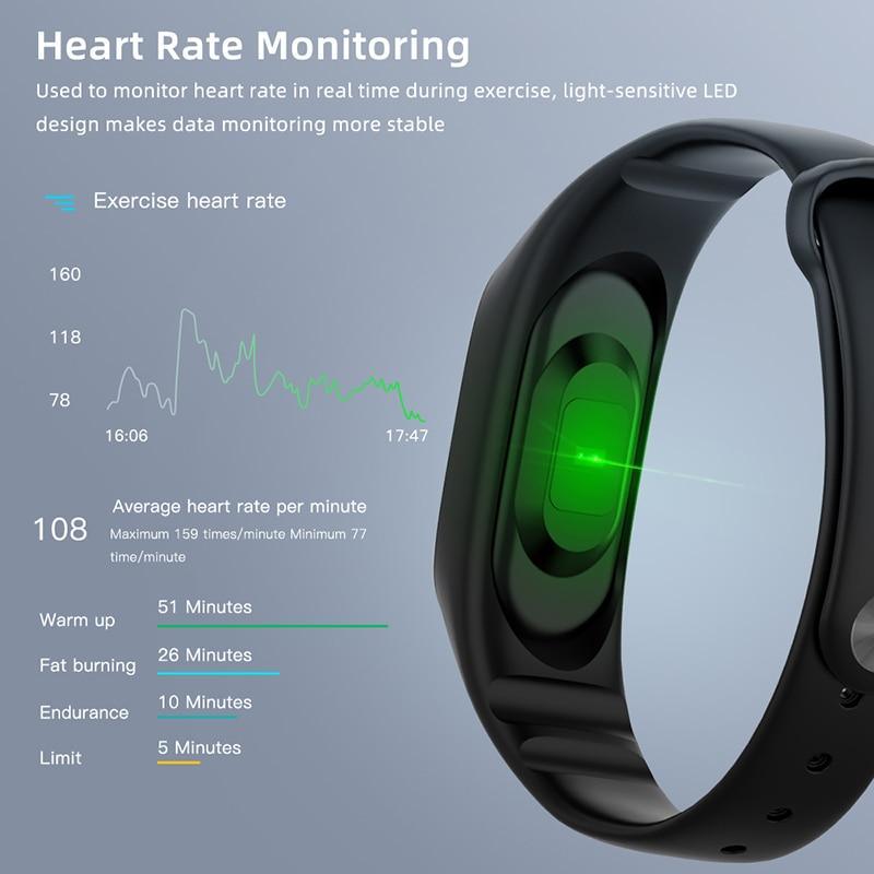 Montres de sport étanches connectées pour systèmes iOS et Android - Smartwatch avec moniteur de fréquence cardiaque et de tension artérielle, plusieurs fonctions pour hommes, femmes et enfants