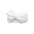 Bandeau bébé fille tout-petits grand nœud bandeau cheveux mignon solide extensible turban pour bébés filles