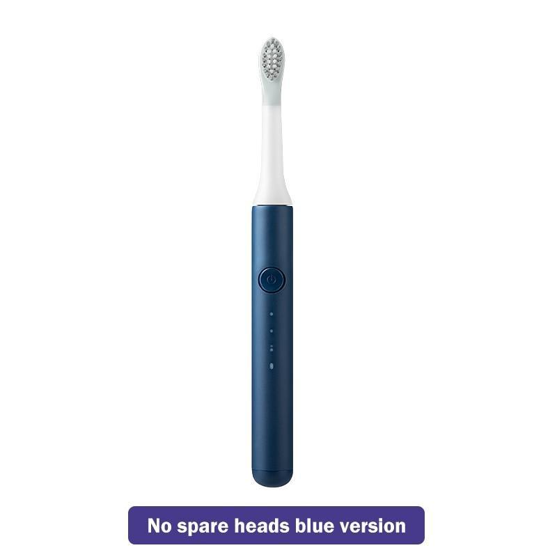 Brosse à dents sonique électrique puissante Modes optionnels Nettoyage Brosses à dents de voyage avec têtes de brosse pour adultes Couleur aléatoire Brosse à dents parfaite