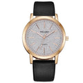 Nouvelle montre de luxe en cuir à quartz pour femmes, montre de mode pour femmes, montre-bracelet pour femmes et jeunes filles