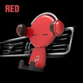 Support de Téléphone de Voiture par Gravité pour Grille d'Aération, Support de Téléphone Portable Créatif et Unique au Design de Dessin Animé
