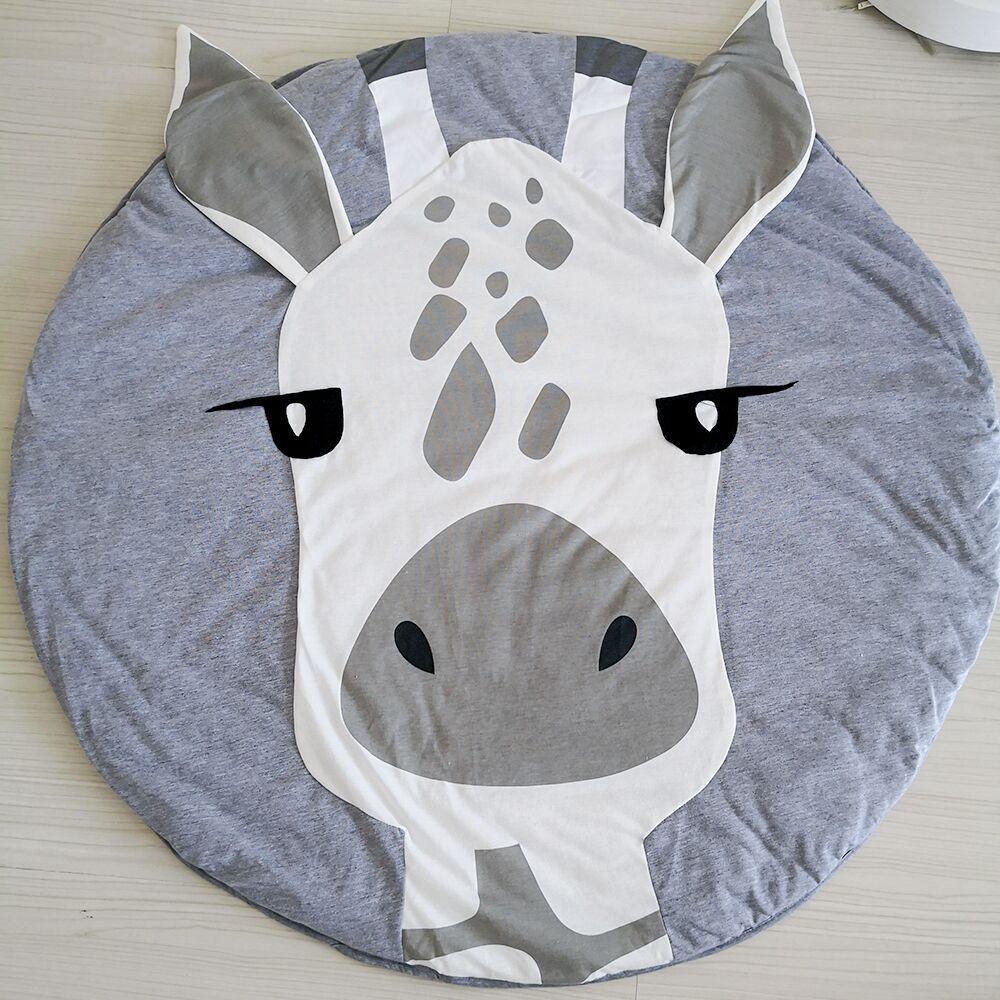 Tapis de jeu rond pour bébé, tapis rampant pour tout-petits, tapis de sol pour enfants, tapis de jeu pour chambre d'enfant au design moderne et élégant